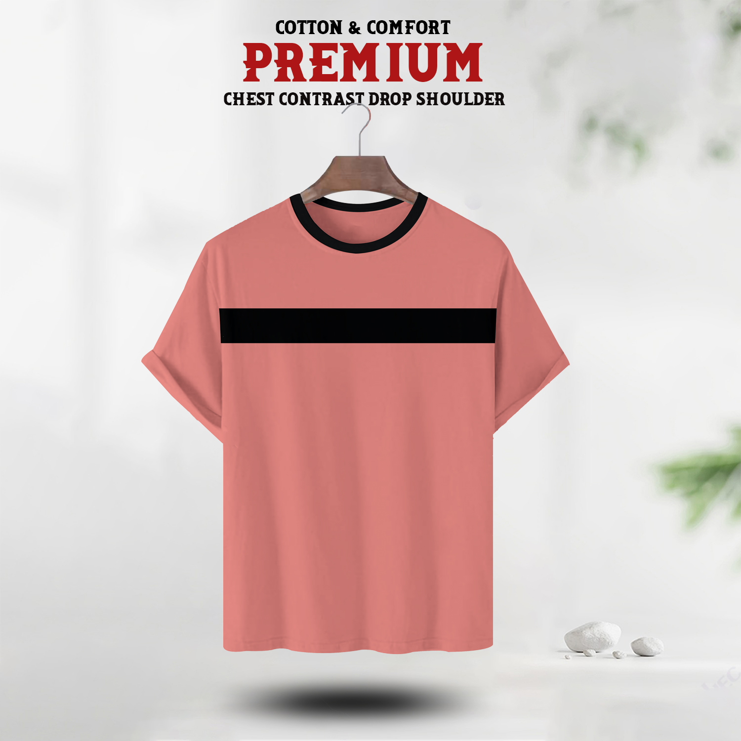 Soft Comfort Drop Shoulder Premium T-Shirt-cc piyaj