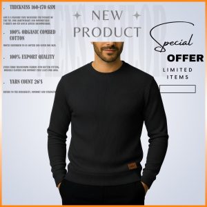 𝐒𝐨𝐥𝐢𝐝 𝐒𝐰𝐞𝐚𝐭𝐬𝐡𝐢𝐫𝐭 - Black 1 Pcs