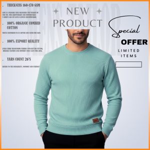 𝐒𝐨𝐥𝐢𝐝 𝐒𝐰𝐞𝐚𝐭𝐬𝐡𝐢𝐫𝐭 - Pastel Green1 Pcs