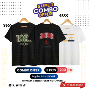 𝐓𝐮𝐫𝐭𝐥𝐞 𝐍𝐞𝐜𝐤 Black-Sky Blue-White 3 Pcs Combo