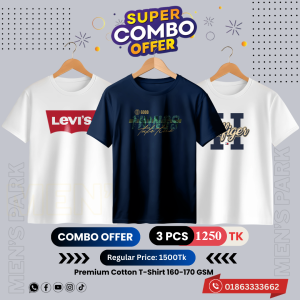 C-59 Premium Luxury Brand 3Pcs Combo T-shirt